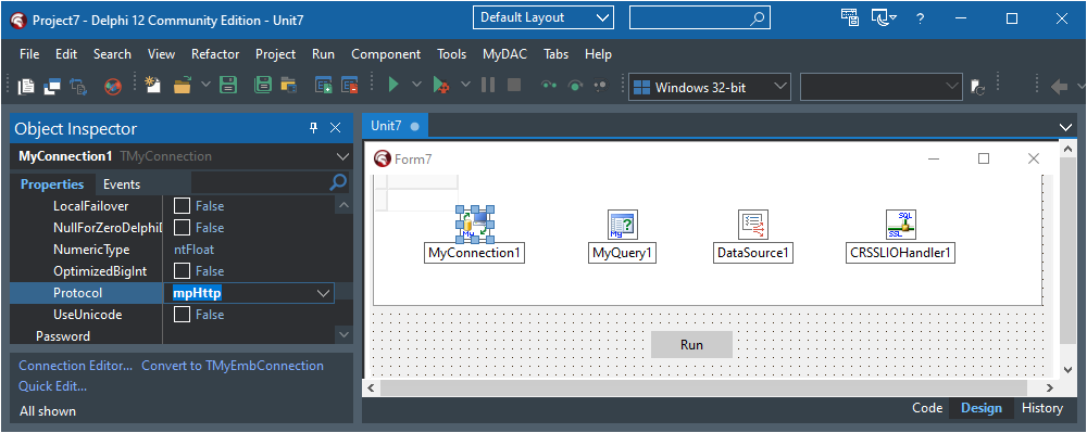 HTTP Protocol MyDAC