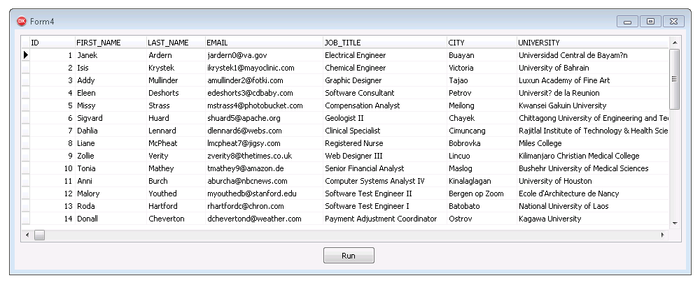 Delphi Run Query through HTTPS