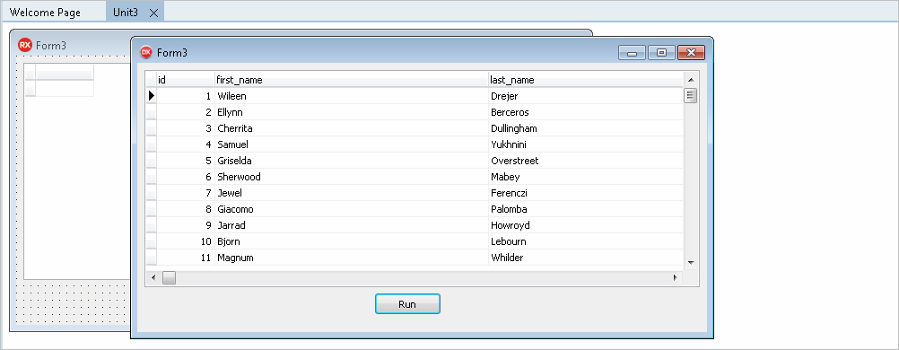 Delphi Run Query via SSH