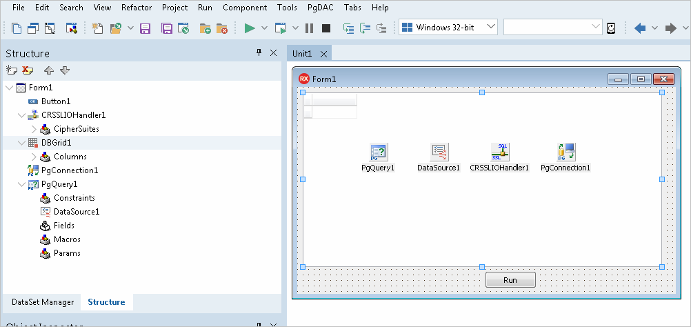 SSL connection to PostgreSQL in Delphi