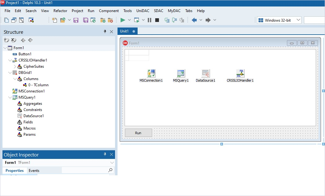 Delphi Connection through HTTP tunnel