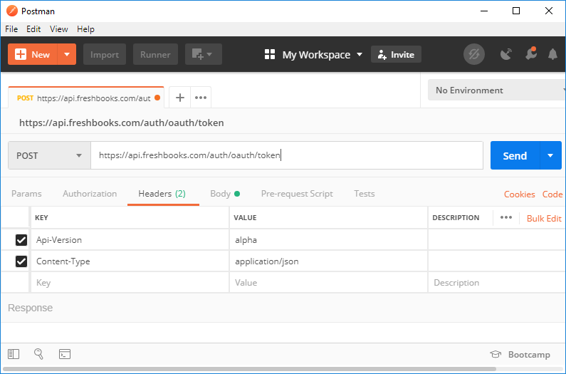 Request headers in Postman