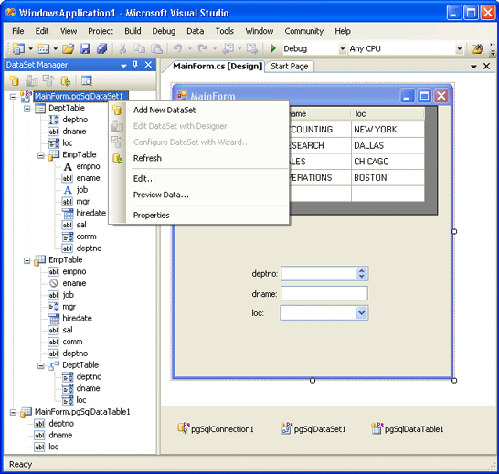 DataSet Manager