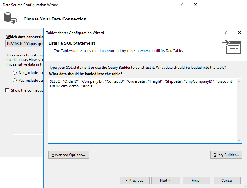 Data Source Configuration Wizard