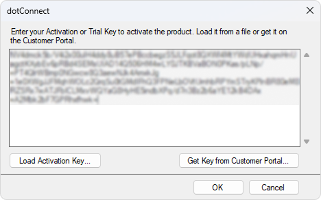 Installation via package manager activation key