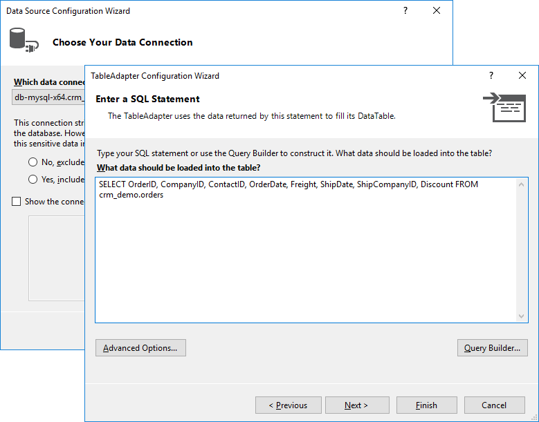 Data Source Configuration Wizard