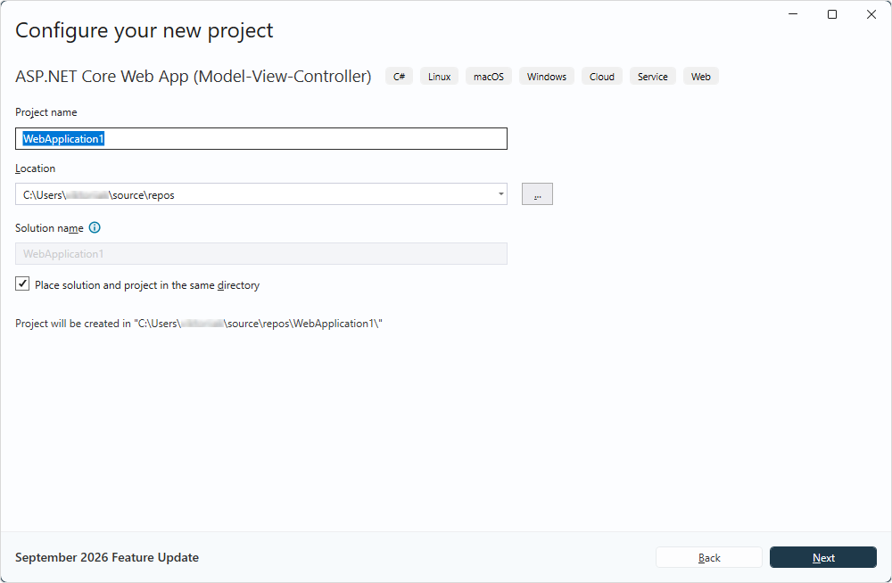 Configure project settings