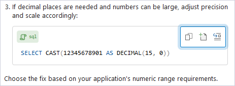 Use the suggested fixes