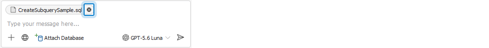 Remove the attached document from the chat