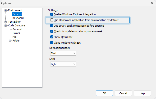 Open Code Compare in Visual Studio