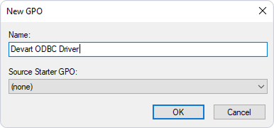 Create a New Group Policy Object