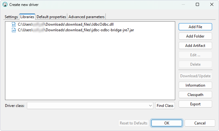Select Libraries and click Add File