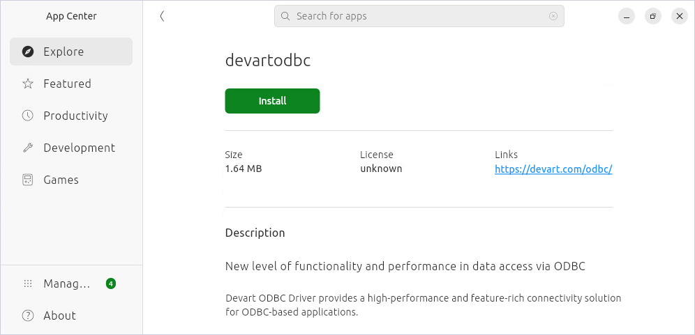 Install the driver on Linux (Ubuntu)