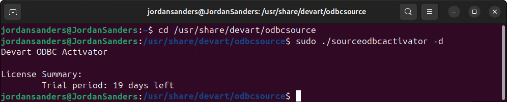 Deactivate the driver on Linux