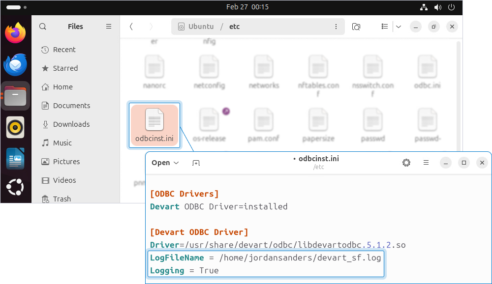Enable tracing using driver on Linux