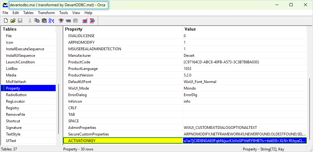 Created MST file using Orca