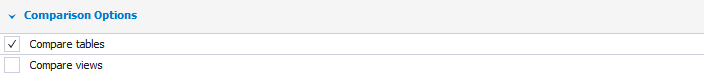 Exclude tables and views