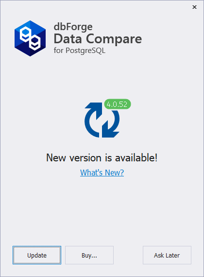 New version available