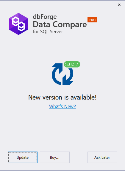 New version available