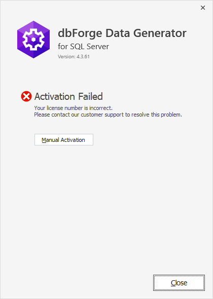 product activation failed factorytalk view