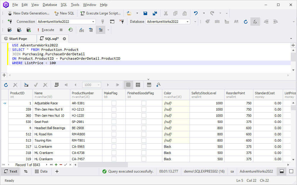 SQL document