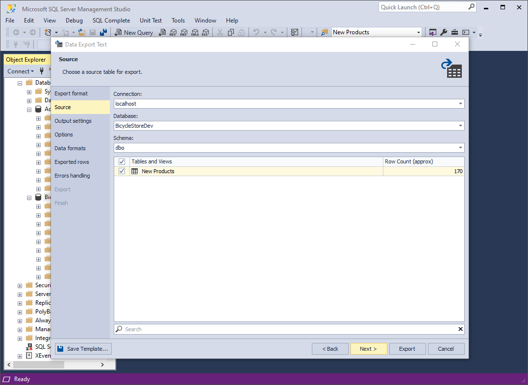 How To Export SQL Server Data To Plain Text