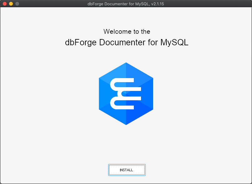 dbForge Documenter for MySQL installation wizard