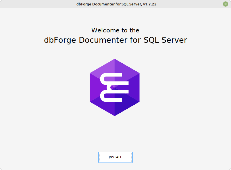 dbForge Documenter for SQL installation wizard