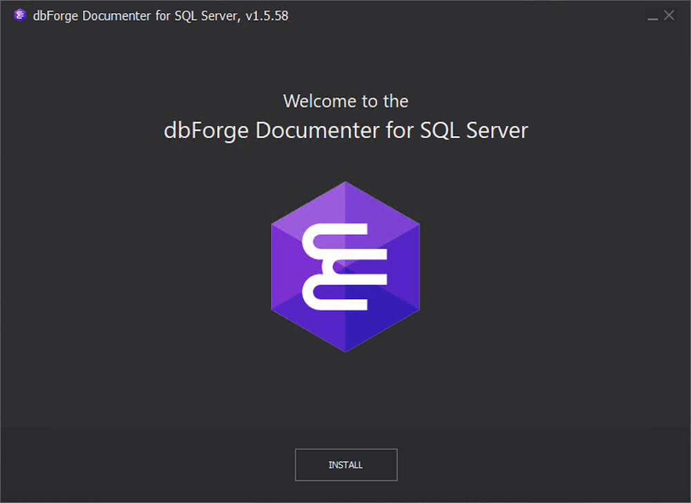Run the dbForge Documenter installer