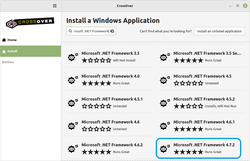 Install a Windows Application