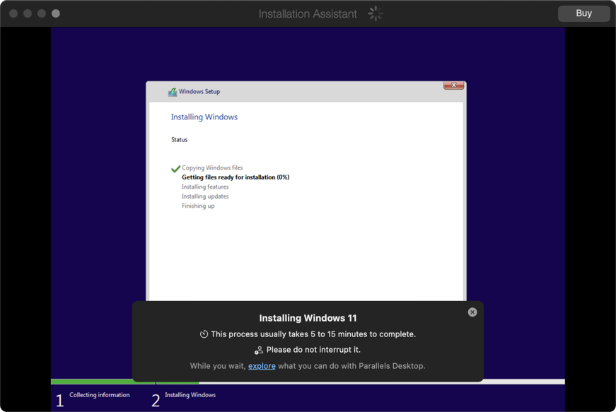 Install Parallels Desktop