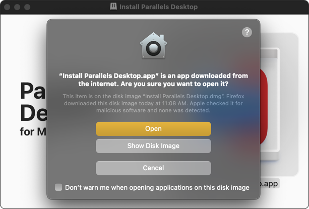 Install Parallels Desktop