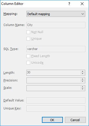 Complex type mapping