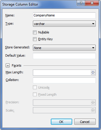 Storage Column Editor