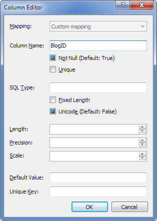 Column Editor