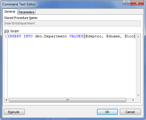 Command Text Without Result - General