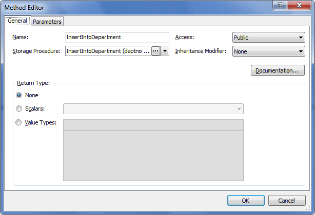 Command Text Without Result - Method General