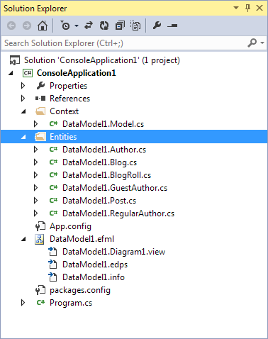 Saved entity files