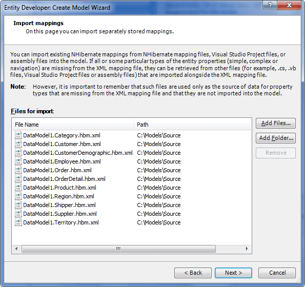 Import Mappings