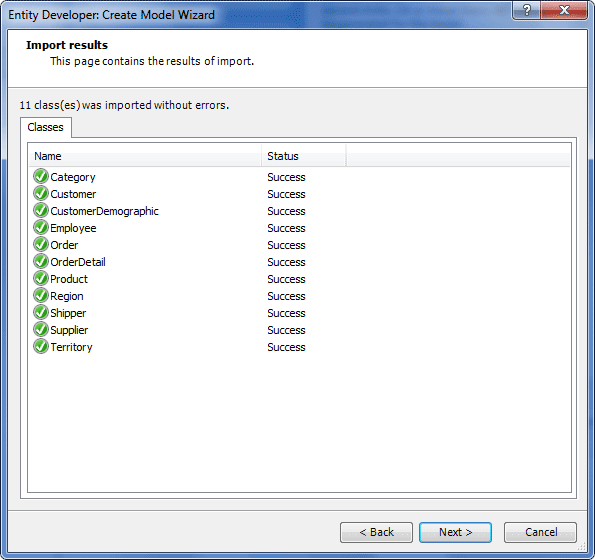 Import Results