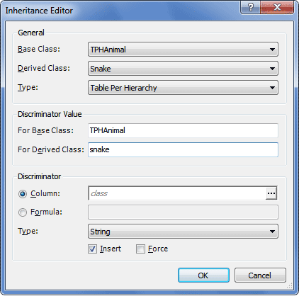 Edit the inheritance