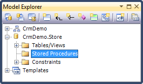 Model Explorer Stored Procedures