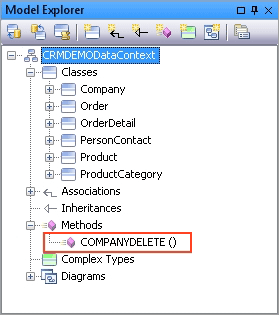 Model Explorer methods