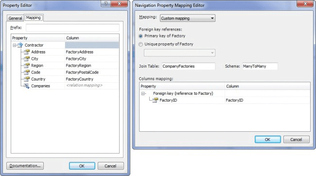 Define custom mapping