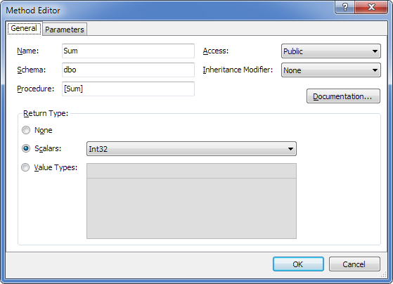 Stored function method in model