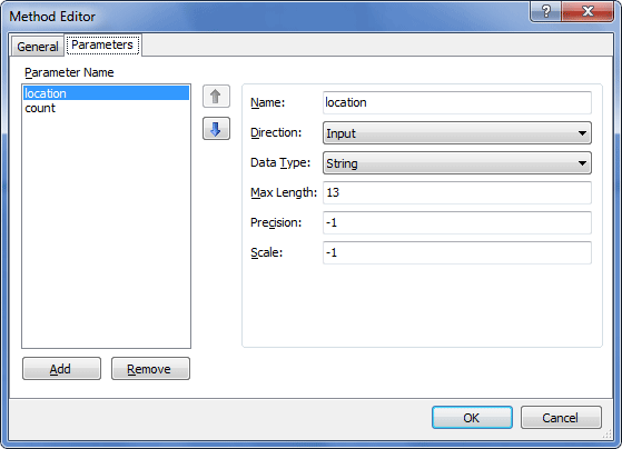 SP with Output and Resultset - Parameters