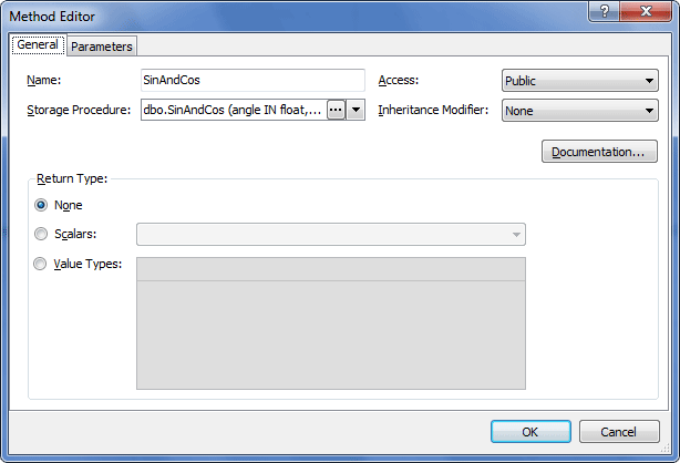 SP with Output Parameters - General