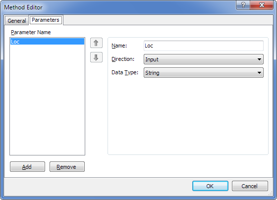 Customize parameters