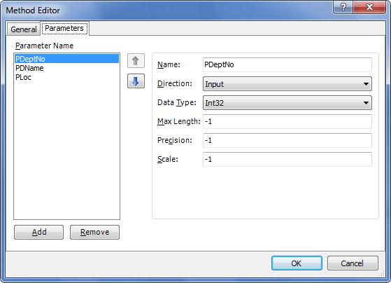 SP Without Result - Parameters