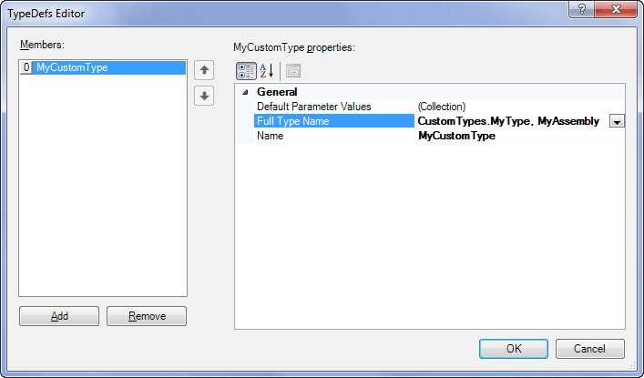 Sample of the TypeDef